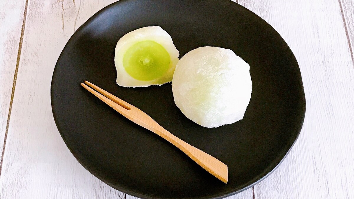 冷やしても柔らか シャインマスカット大福 レシピ 作り方 By Tai 楽天レシピ